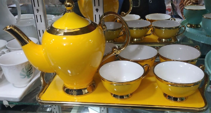 Ceramic Tea Set Luxury Touch