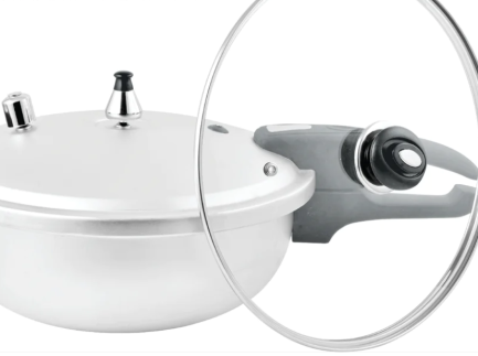 Elite Wok Pressure Cooker with Glass MW01-8LTR 2