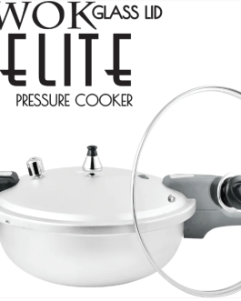 Elite Wok Pressure Cooker with Glass Lid MW01-8LTR